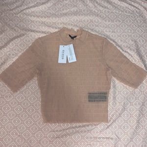 Ruffled Pink Guess Top